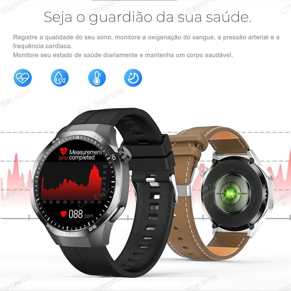 Smartwatch Watch 5 Pro Max - Tela AMOLED, GPS e NFC