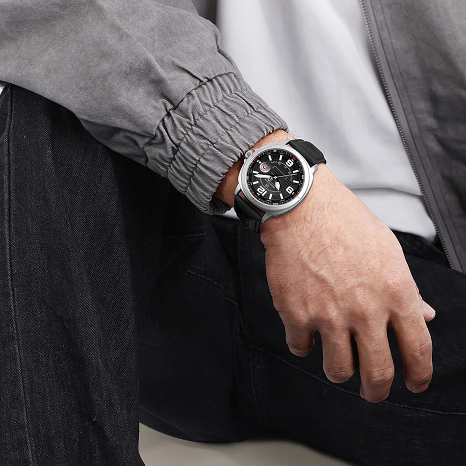 Relógio Masculino NAVIFORCE NF8078 | Lançamento 2025/2026 Estilo Sport-Casual