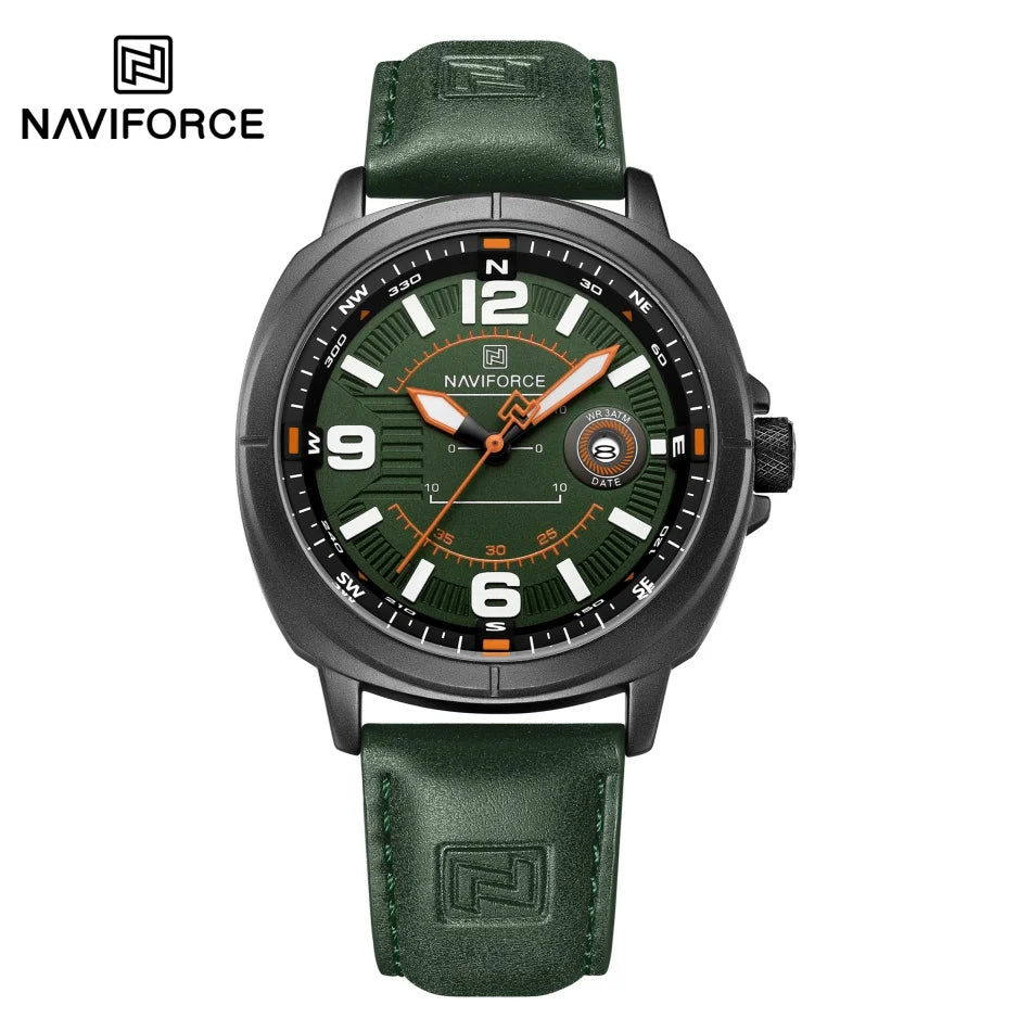 Relógio Masculino NAVIFORCE NF8078 | Lançamento 2025/2026 Estilo Sport-Casual