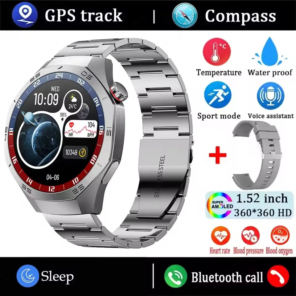 Smartwatch Watch 5 Pro Max - Tela AMOLED, GPS e NFC