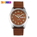 Relógio Masculino SKMEI Military Style | Pulseira de Nylon Resistente e Calendário Duplo